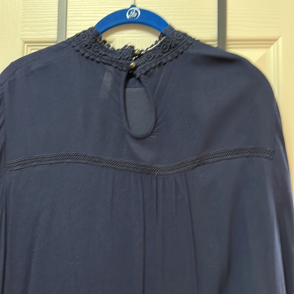 Navy blue baby doll dress by Xhilaration - Picture 5 of 6